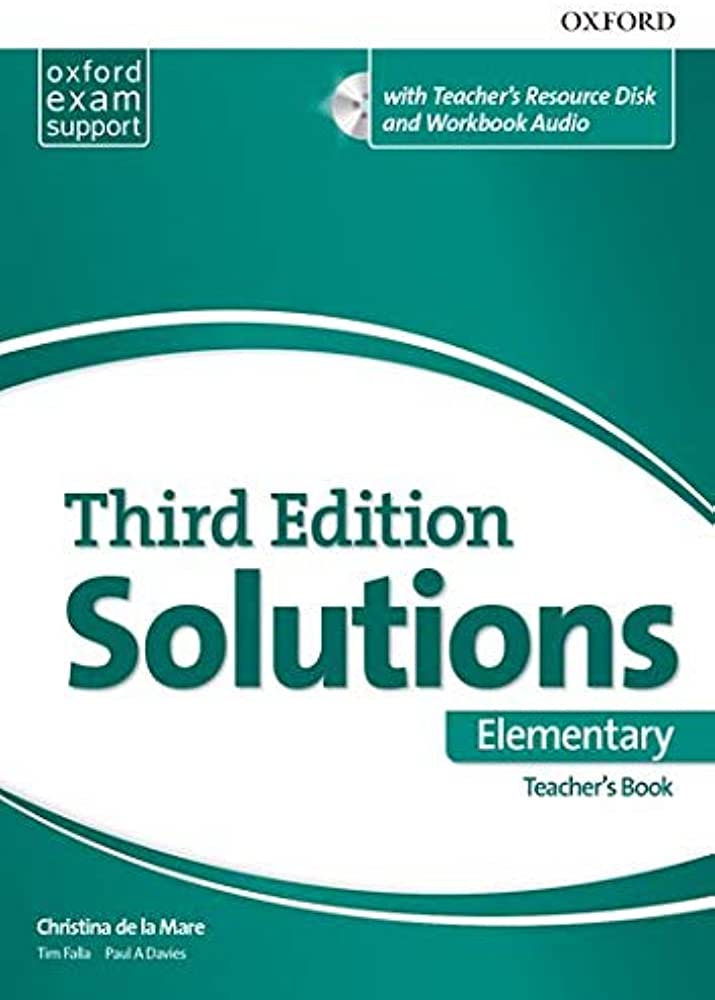 Solutions 3E Elementary Essentials Teacher\'s Book and Resource Disc Pack