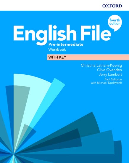 English File 4E Pre-Intermediate Workbook with Key